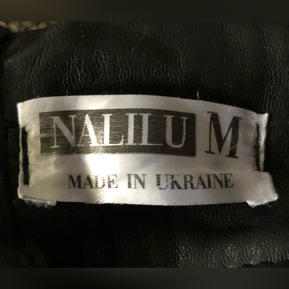 Halilu Faux Leather Pants size M Belted Zipper Elasticity Hight Waist - Picture 14 of 14